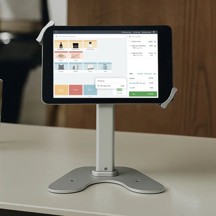 Heavy-Duty Countertop Tablet Stand for Elo I-Series 2.0 10" - High-Profile