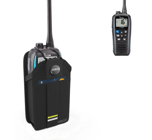 Durable Icom IP501H Radio Holster with Snap Closure