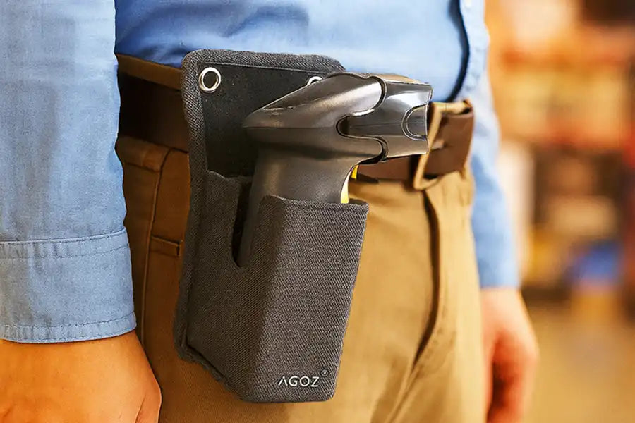 Heavy-Duty Zebra 1D/2D Scanner Holster Case with Belt Clip and Loop