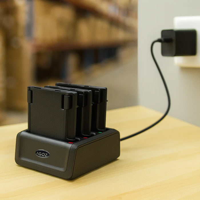 4-Slot Zebra TC72 Scanner Battery Charger Cradle