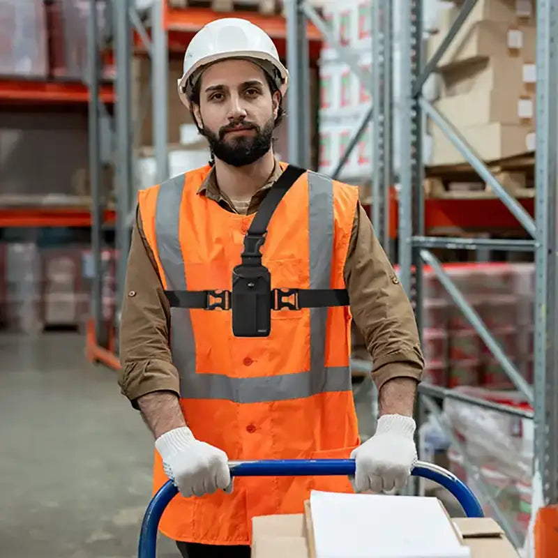 Barcode Scanner Chest Harness Pouch for Cipherlab