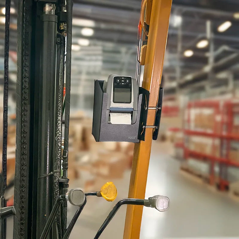 TSC Alpha-40L Printer Metal Holder Mount for Forklifts