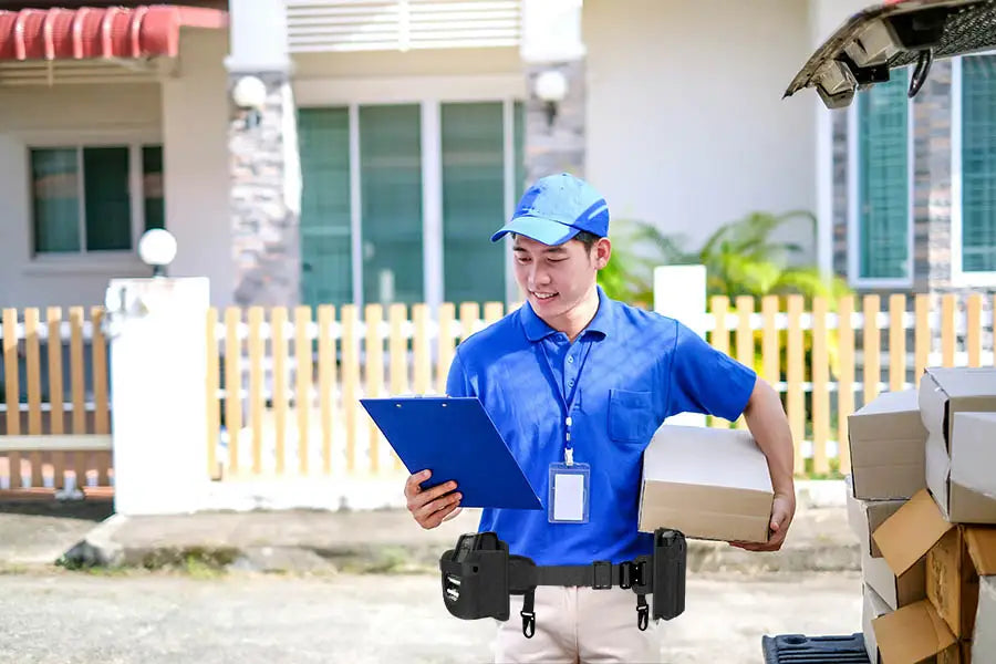 Mobile Printer Holster Waist Belt with Scanner Case