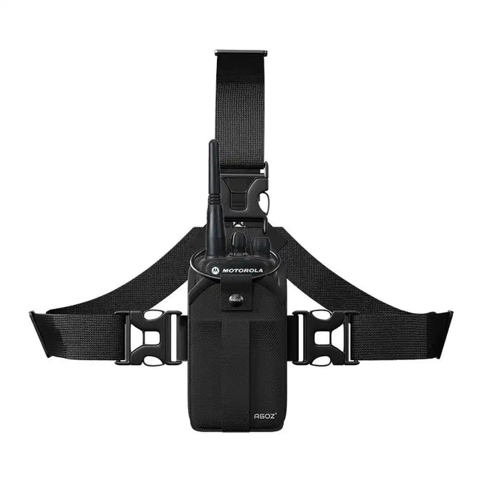 Universal Radio Chest Harness Pouch for Municipal Workers