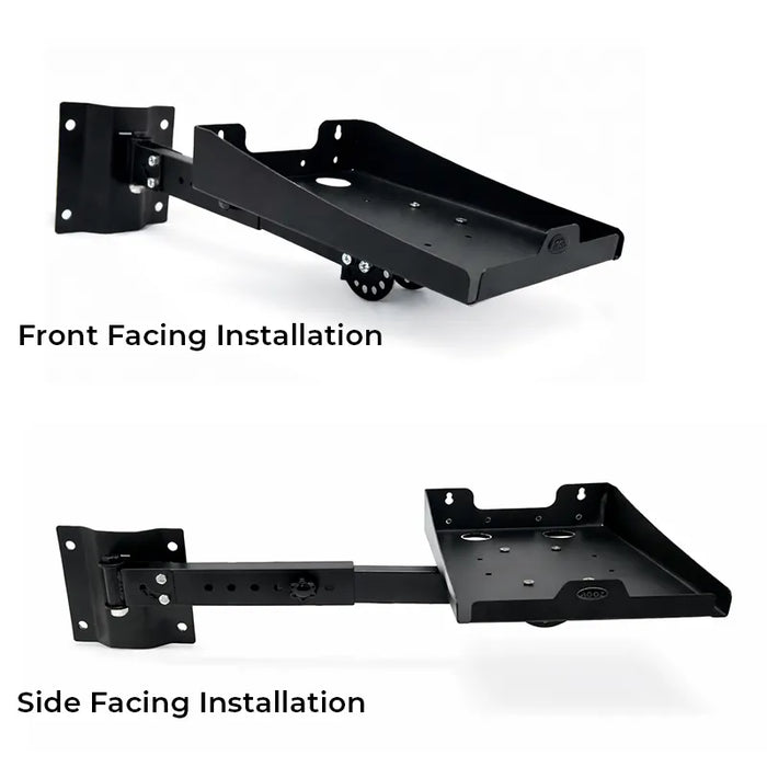 Stainless Steel Zebra ZD621 Direct Thermal Wall Mounted Printer Shelf