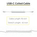 38W Fast Car Charger and USB-C Coiled Cable for Ingenico Axium DX8000
