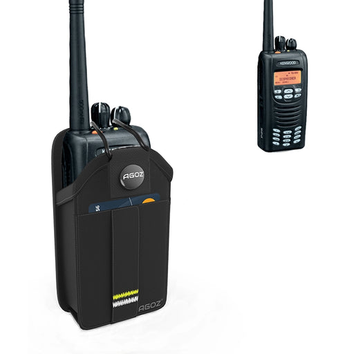 Durable Kenwood NX-200 Radio Holster with Snap Closure