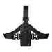 Unication voice pager radio in AgozTech chest mount holster case

