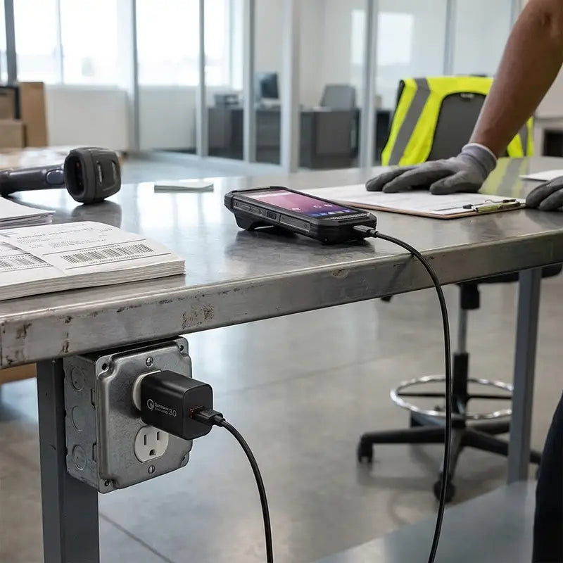 Standardize Zebra USB-C Charging at Workstations