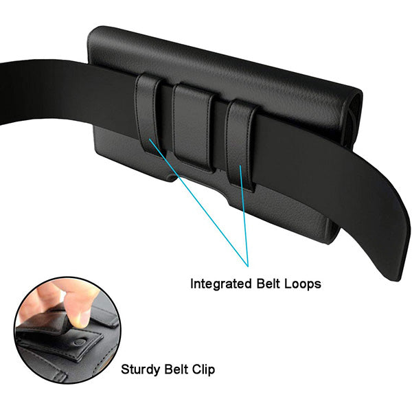 Leather Belt Clip Holster for Kyocera DuraForce Ultra 5G UW