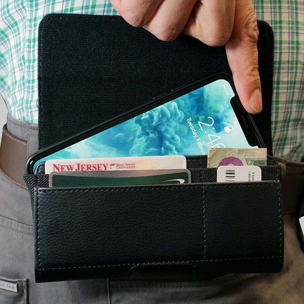 Wallet Holster for Motorola Moto G8 Play with Card Holder