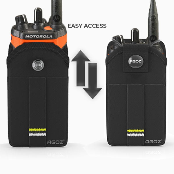 Durable Motorola APX 4000XH Radio Holster with Belt Clip